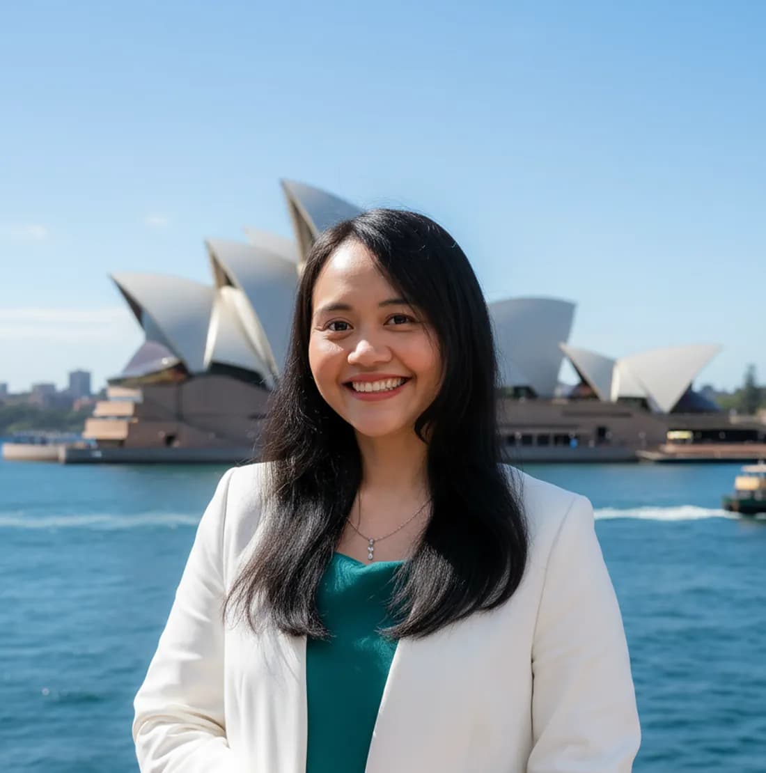 An Expert Education adviser on Sydney Harbour