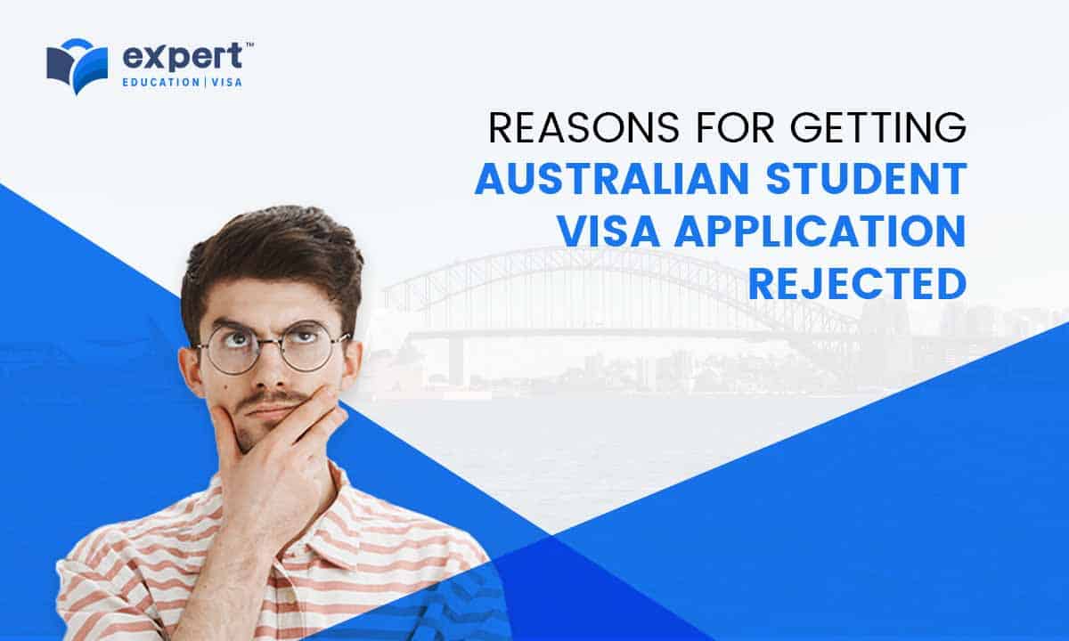 student thinking about why his Australian visa application rejected