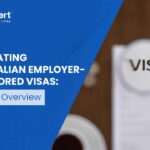 Australian Employer-Sponsored Visa magnifying glass