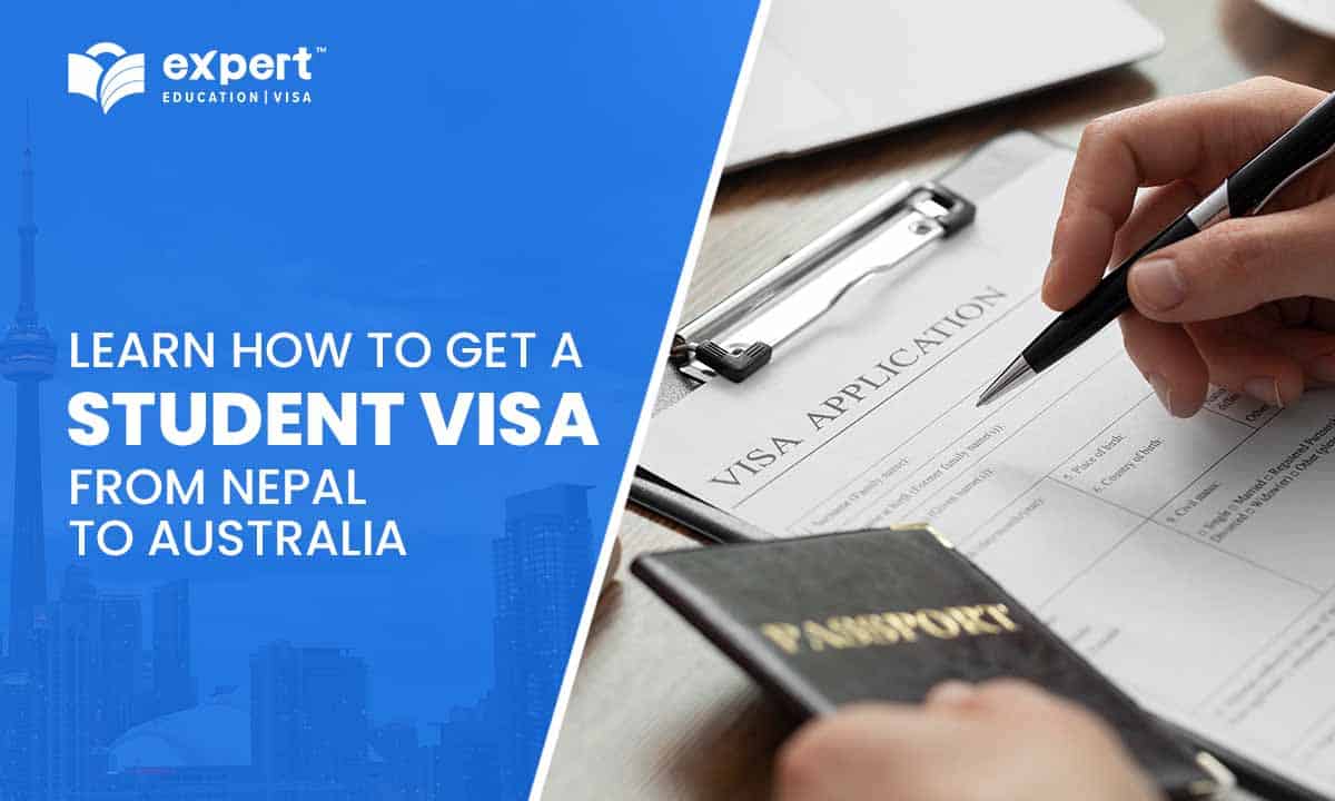 student visa application form for Australia with passport
